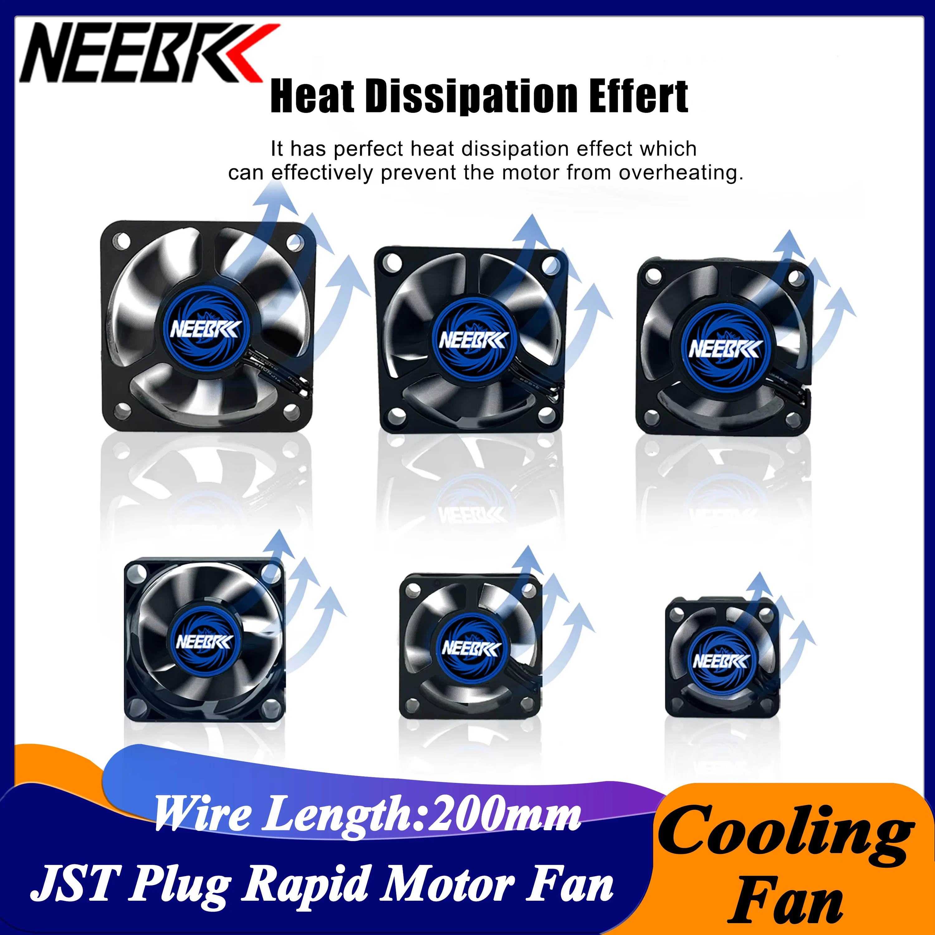 Brushless Motor 3650 - NEEBRC مروحة التبريد المبرد 25/30/35/40/45/50 مللي