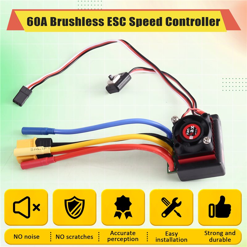 وحدة تحكم في السرعة بدون فرشاة - مراجعة Brushless Motor 3650 وسعره