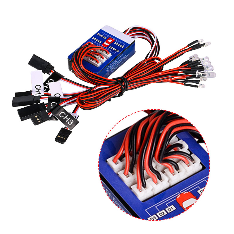 نظام إضاءة LED لسيارة التحكم ع - مراجعة Yunshen Rc Hobby وسعره