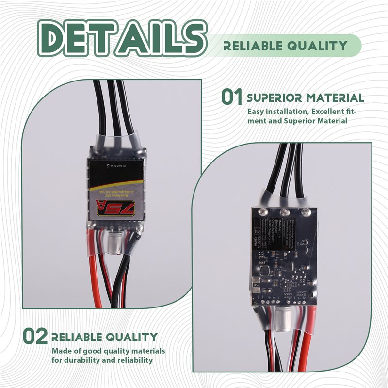 وحدة تحكم إلكترونية في السرعة  - مراجعة Brushless Motor 3650 وسعره