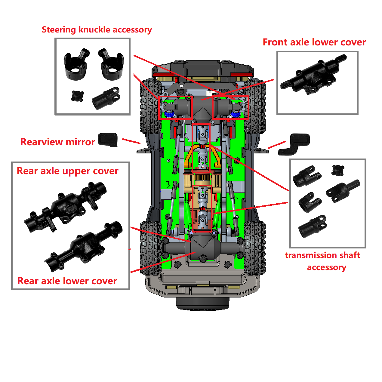 قطع غيار عمود محرك عمود نقل LD - مراجعة Rc Drift Car Brushless وسعره