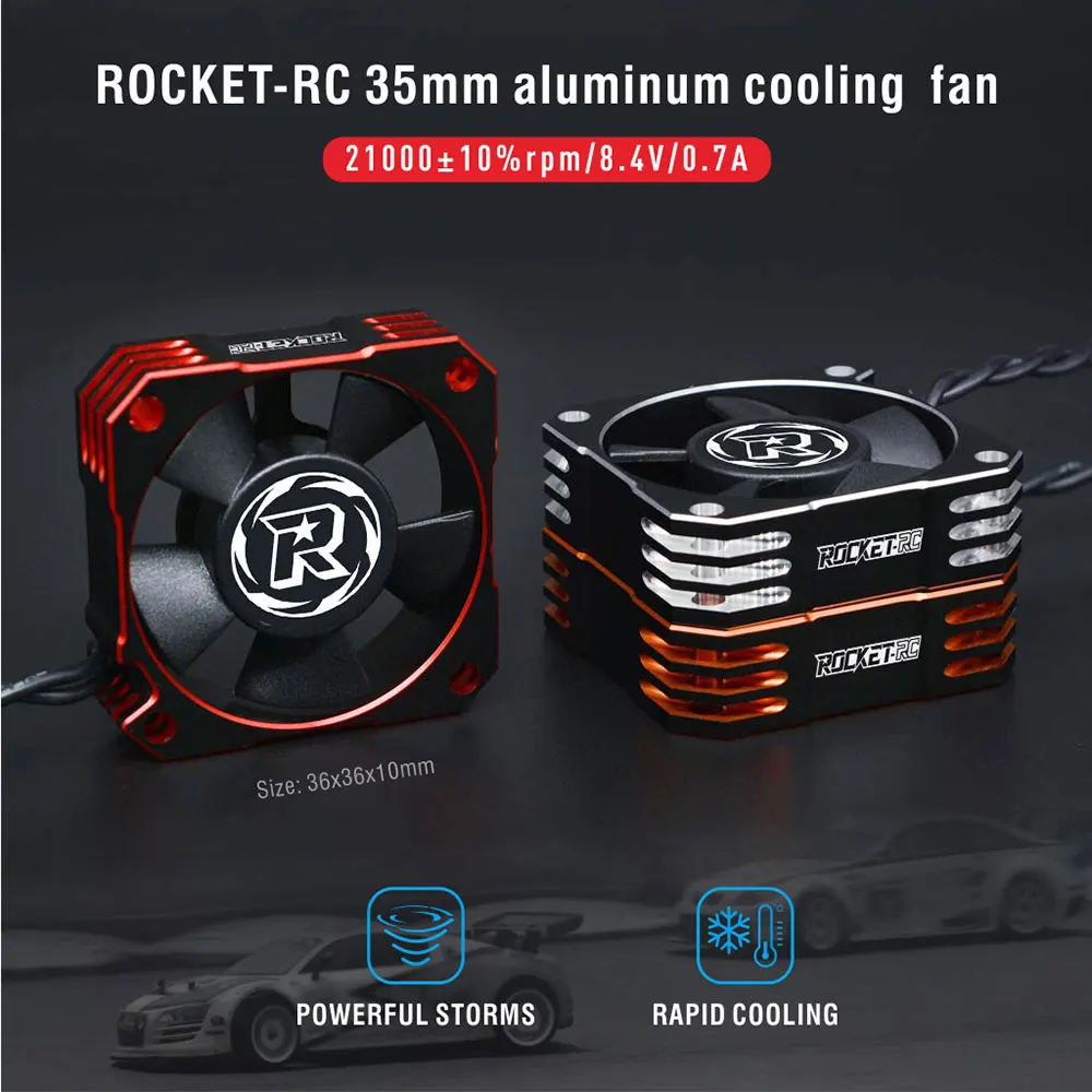 ROCKET-RC 30 مللي متر 35 مللي  - مراجعة Brushless Motor 3650 وسعره