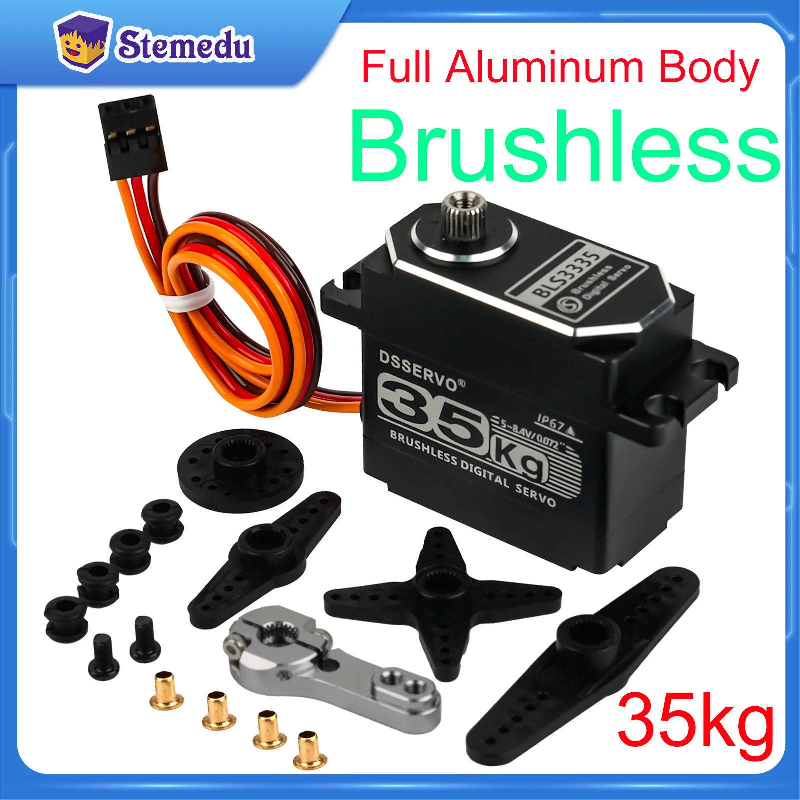 35 كجم BLS3335 محرك معزز رقمي  - مراجعة Rc Hobbies وسعره