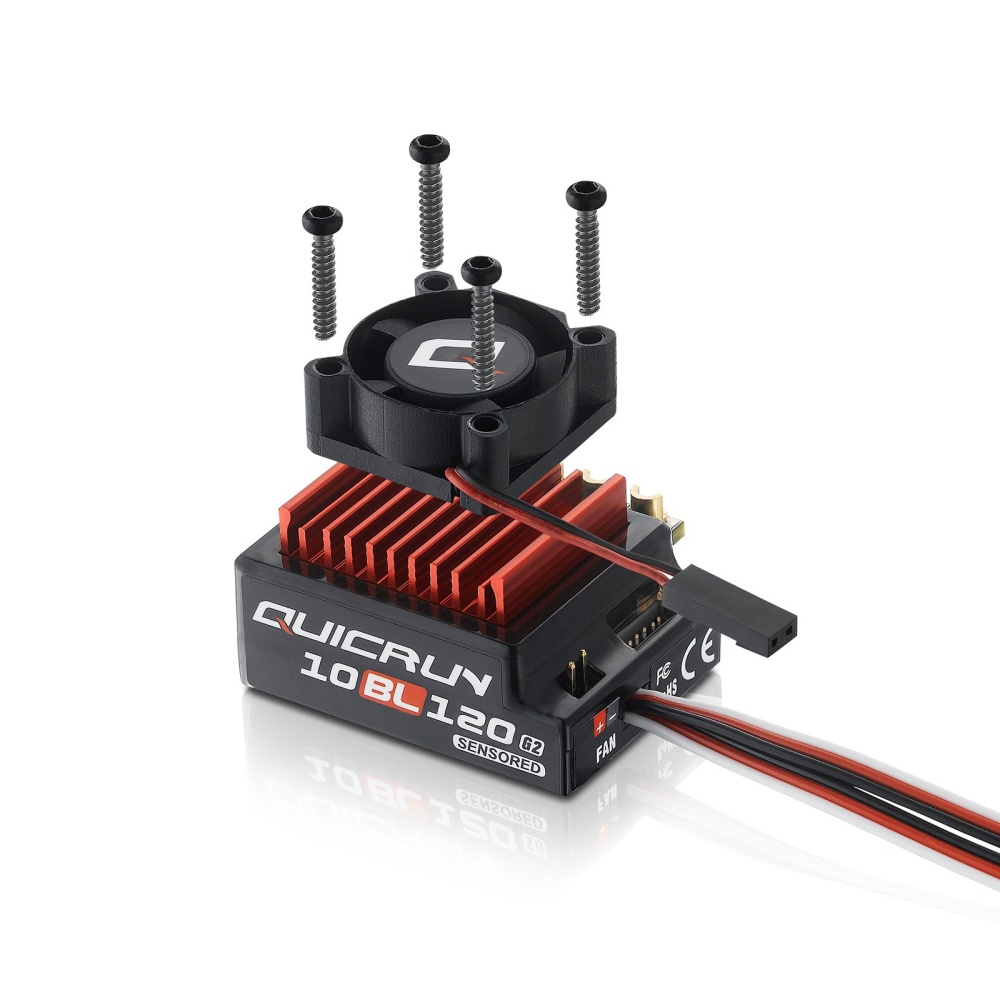 FATJAY Hobbywing QUICRUN-10BL- - مراجعة Brushless Motor 3650 وسعره